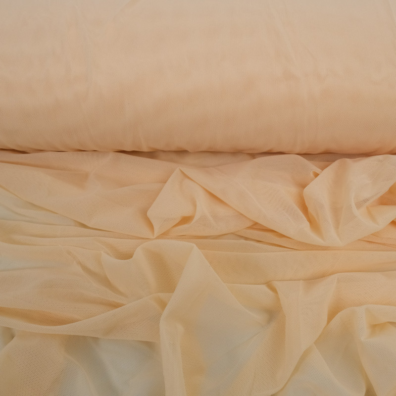 Tulle Elasthanne 150 Beige - Maison Klem